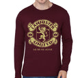Lannister Maroon Full Sleeve Tee Hoodie, Sweatshirt | PureTeeCo.com