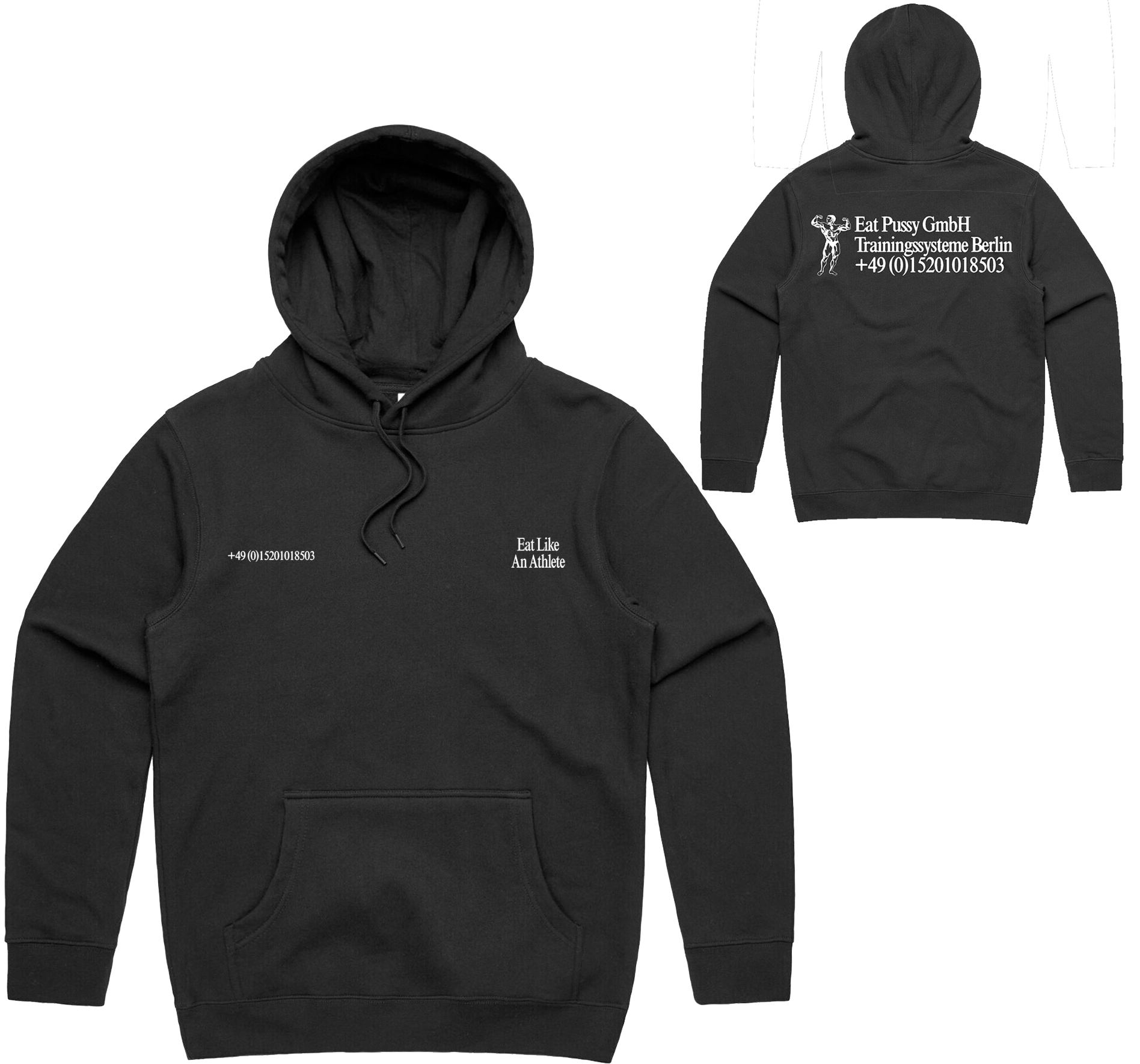 Eat Pussy GmbH Hoodie Classic T-Shirts, Sweatshirt | PureTeeCo.com (Image 1)