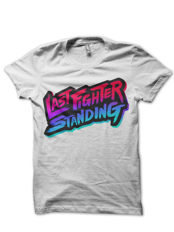 Fighter Half Sleeve White T-Shirt Hoodie, Sweatshirt | PureTeeCo.com