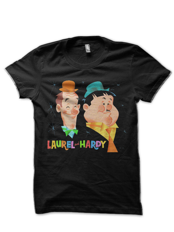 Laurel And Hardy Half Sleeve T-Shirt Hoodie, Sweatshirt | PureTeeCo.com