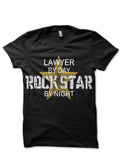 Rockstar Lawyer Black T-Shirt Hoodie, Sweatshirt | PureTeeCo.com