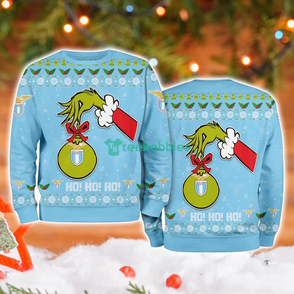 Lazio Grinch Hand Ugly Christmas Sweater 3D