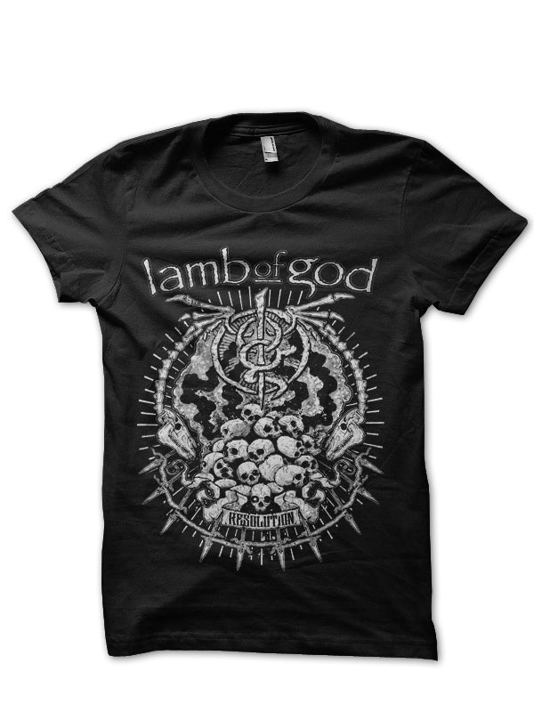 Lamb Of God American Metal Black T-Shirt Hoodie, Sweatshirt | PureTeeCo.com