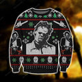 Leatherface Knitting Pattern 3D Print Ugly Sweater