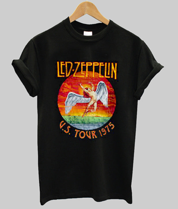 led zeppelin us tour 1975 t-shirt Hoodie, Sweatshirt | PureTeeCo.com
