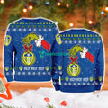 Leeds United Grinch Hand Ugly Christmas Sweater 3D