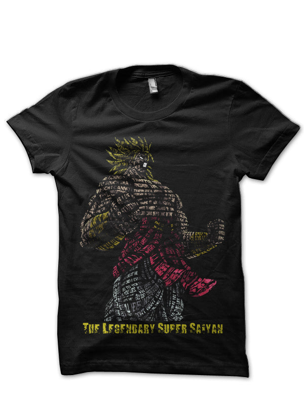 The Legendary Super Saiyan Black T-Shirt Hoodie, Sweatshirt | PureTeeCo.com