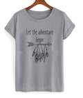 let the adventure begin t-shirt Hoodie, Sweatshirt | PureTeeCo.com