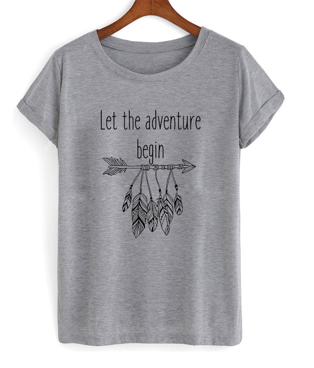 let the adventure begin t-shirt Hoodie, Sweatshirt | PureTeeCo.com