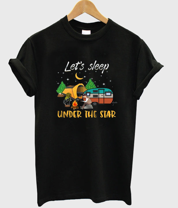 let’s sleep under the star t-shirt Hoodie, Sweatshirt | PureTeeCo.com
