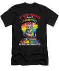 Supportive Rainbow Message Poster T-Shirt