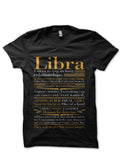 Libra Black T-Shirt Hoodie, Sweatshirt | PureTeeCo.com