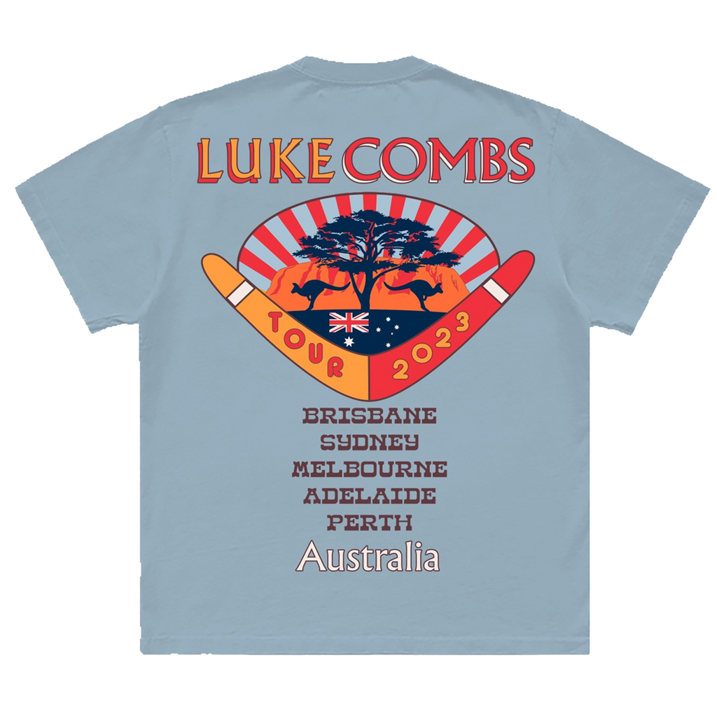 Australia World Tour Tee Hoodie, Sweatshirt | PureTeeCo.com (Image 2)
