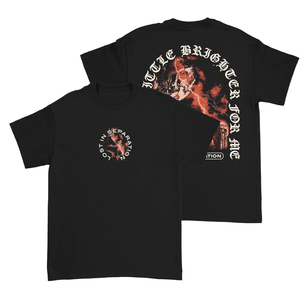Lost In Separation - Lightning T-Shirt Hoodie, Sweatshirt | PureTeeCo.com (Image 1)