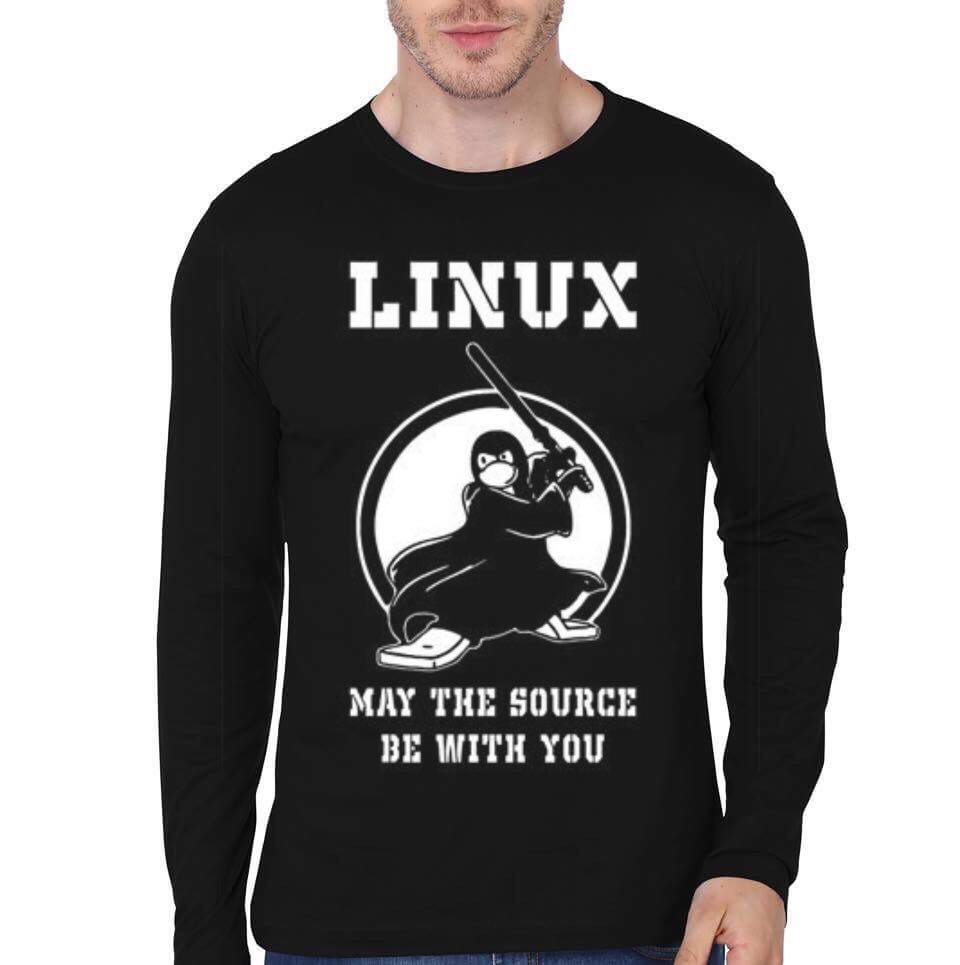Linux Black T-Shirt Hoodie, Sweatshirt | PureTeeCo.com