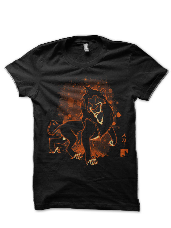 The Lion Villain Black T-Shirt Hoodie, Sweatshirt | PureTeeCo.com
