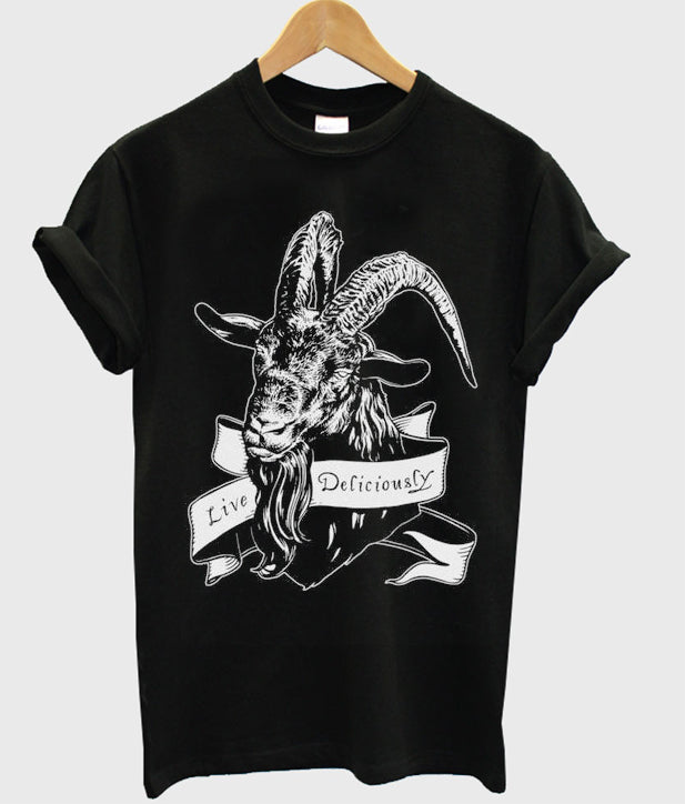 live deliciously t-shirt Hoodie, Sweatshirt | PureTeeCo.com