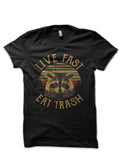 Live Fast Eat Trash Black T-Shirt Hoodie, Sweatshirt | PureTeeCo.com