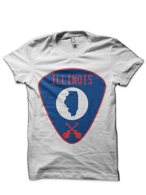 Illinois Guitar Pick T-Shirt Hoodie, Sweatshirt | PureTeeCo.com