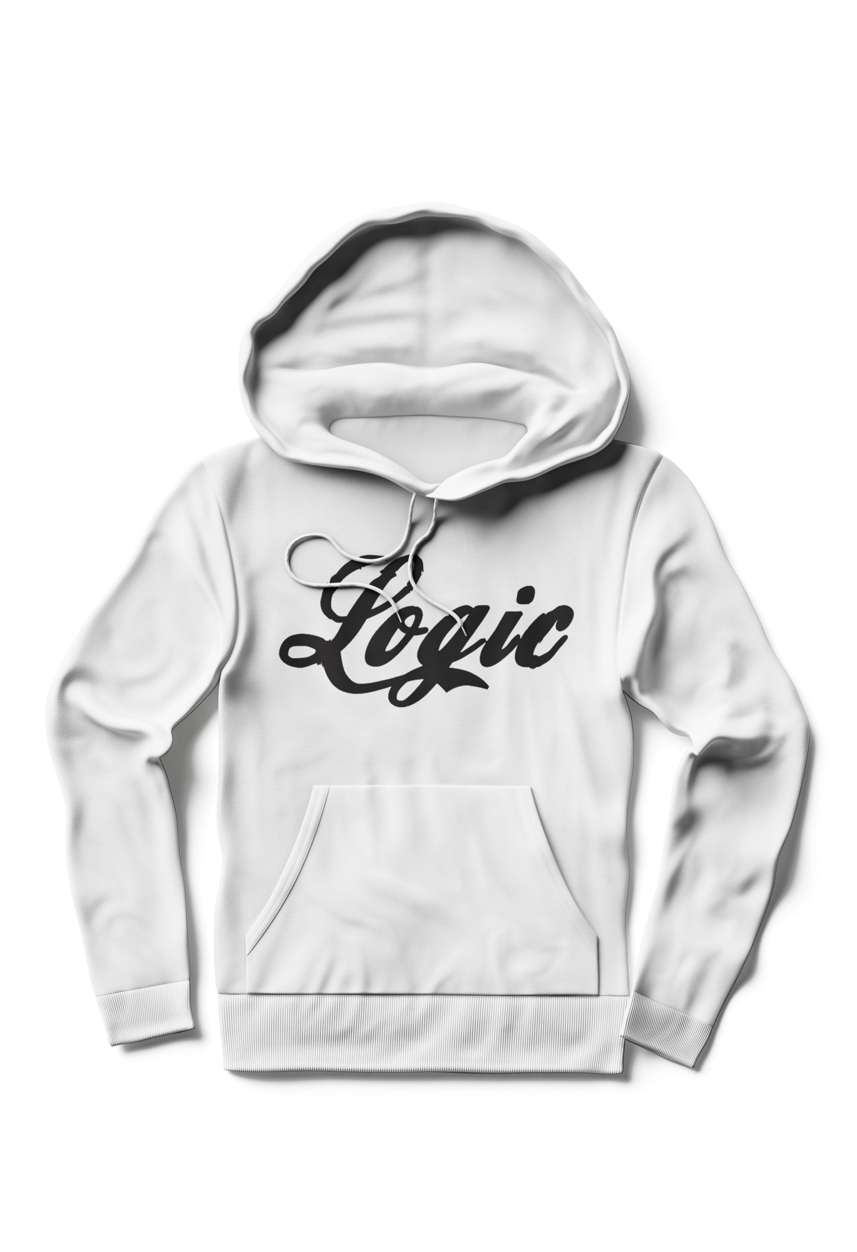 Logic White Hoodie T-Shirts, Sweatshirt | PureTeeCo.com