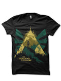 Lone Warrior Black Tee Hoodie, Sweatshirt | PureTeeCo.com