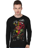 Funky Hellhound Black Full Sleeve T-Shirt Hoodie, Sweatshirt | PureTeeCo.com