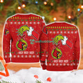 Louisville Cardinals Ncaa Grinch Hand Ugly Christmas Sweater 3D
