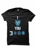 I Love Ironman Black T-Shirt Style001 Hoodie, Sweatshirt | PureTeeCo.com