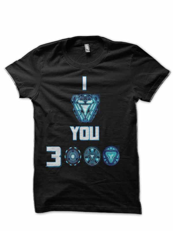 I Love Ironman Black T-Shirt Style001 Hoodie, Sweatshirt | PureTeeCo.com