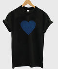 love blue heart t-shirt Hoodie, Sweatshirt | PureTeeCo.com