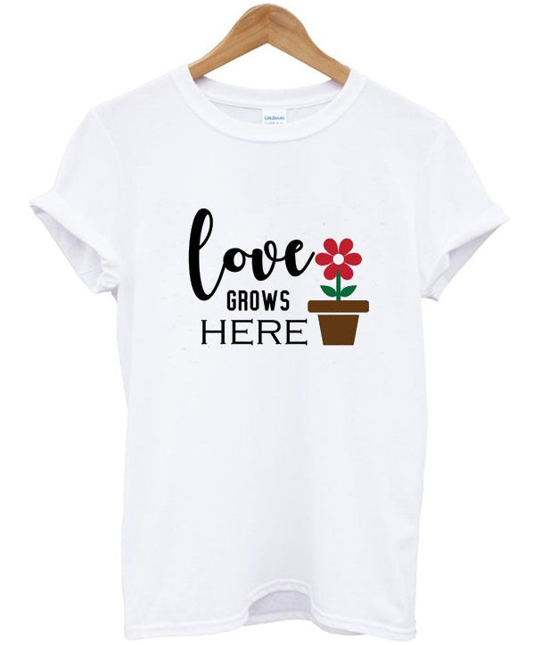 love grows here t-shirt Hoodie, Sweatshirt | PureTeeCo.com