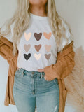 love hearts colorfull t-shirt thd Hoodie, Sweatshirt | PureTeeCo.com