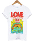 love is a great adventure t-shirt Hoodie, Sweatshirt | PureTeeCo.com