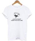 love is so short forgetting is so long t-shirt Hoodie, Sweatshirt | PureTeeCo.com