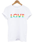 love rainbow font t-shirt Hoodie, Sweatshirt | PureTeeCo.com