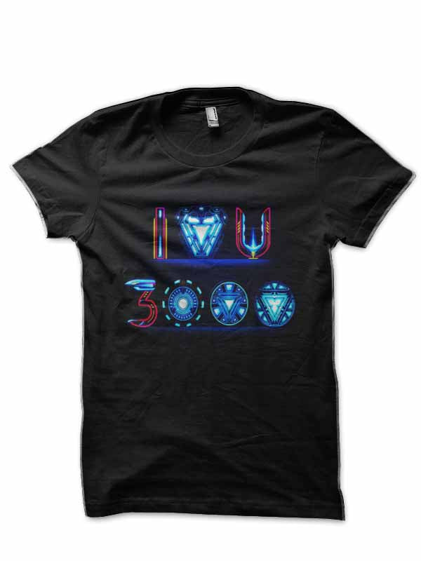 I Love Ironman Black T-Shirt Hoodie, Sweatshirt | PureTeeCo.com