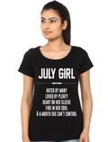 July Girl Black Top T-Shirts, Hoodie, Sweatshirt | PureTeeCo.com