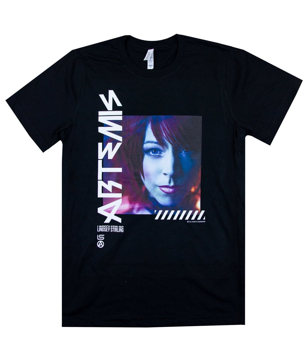 Lindsey Stirling Verticle Artemis Shirt (Tour) Hoodie, Sweatshirt | PureTeeCo.com (Image 1)