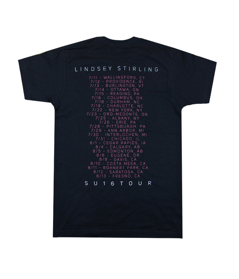 Lindsey Stirling Mesh 2016 Tour Shirt Hoodie, Sweatshirt | PureTeeCo.com (Image 2)