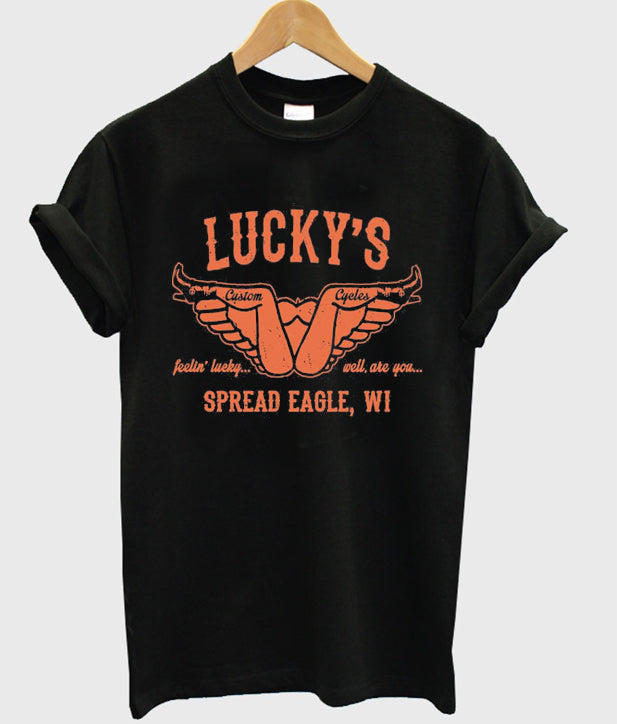 lucky’s spread eagle t-shirt Hoodie, Sweatshirt | PureTeeCo.com