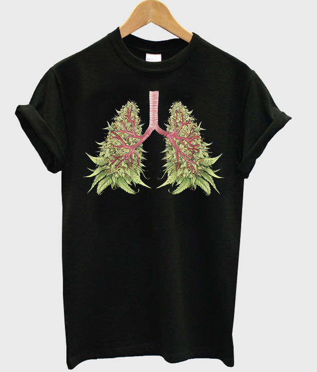 lung canabis t-shirt Hoodie, Sweatshirt | PureTeeCo.com