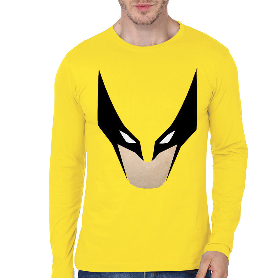 Wolverine Yellow Full Sleeve Tee Hoodie, Sweatshirt | PureTeeCo.com