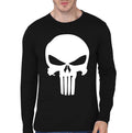 Skull Black Full Sleeve Tee Hoodie, Sweatshirt | PureTeeCo.com