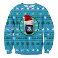 Macabre Harambe Ugly Christmas Sweater, Perfect Holiday Gift