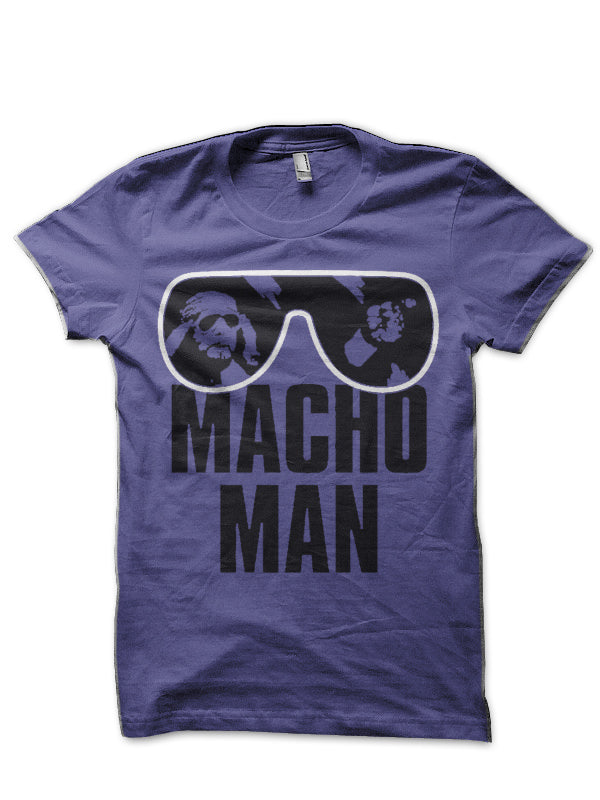 Macho Man Purple T-Shirt Hoodie, Sweatshirt | PureTeeCo.com