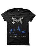 Mayhem Half Sleeve Black T-Shirt Hoodie, Sweatshirt | PureTeeCo.com