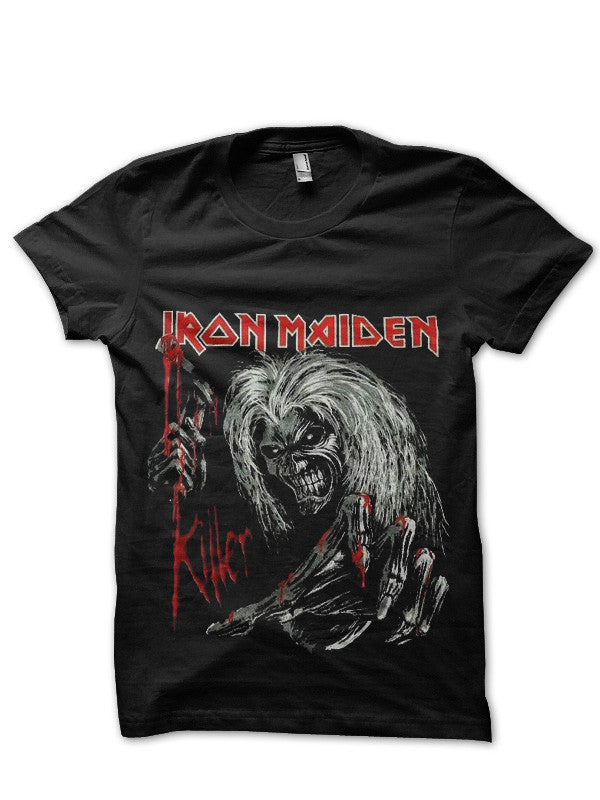 Iron Maiden Black T-Shirt Style007 Hoodie, Sweatshirt | PureTeeCo.com