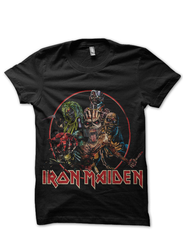Iron Maiden Black T-Shirt Style006 Hoodie, Sweatshirt | PureTeeCo.com