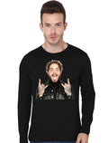 Post Malone Black Full Sleeve T-Shirt Style003 Hoodie, Sweatshirt | PureTeeCo.com