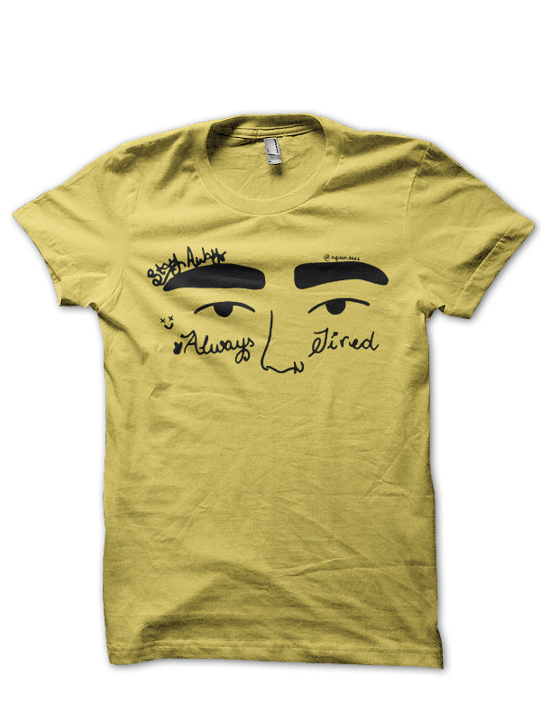 Post Malone Yellow Half Sleeve T-Shirt Hoodie, Sweatshirt | PureTeeCo.com
